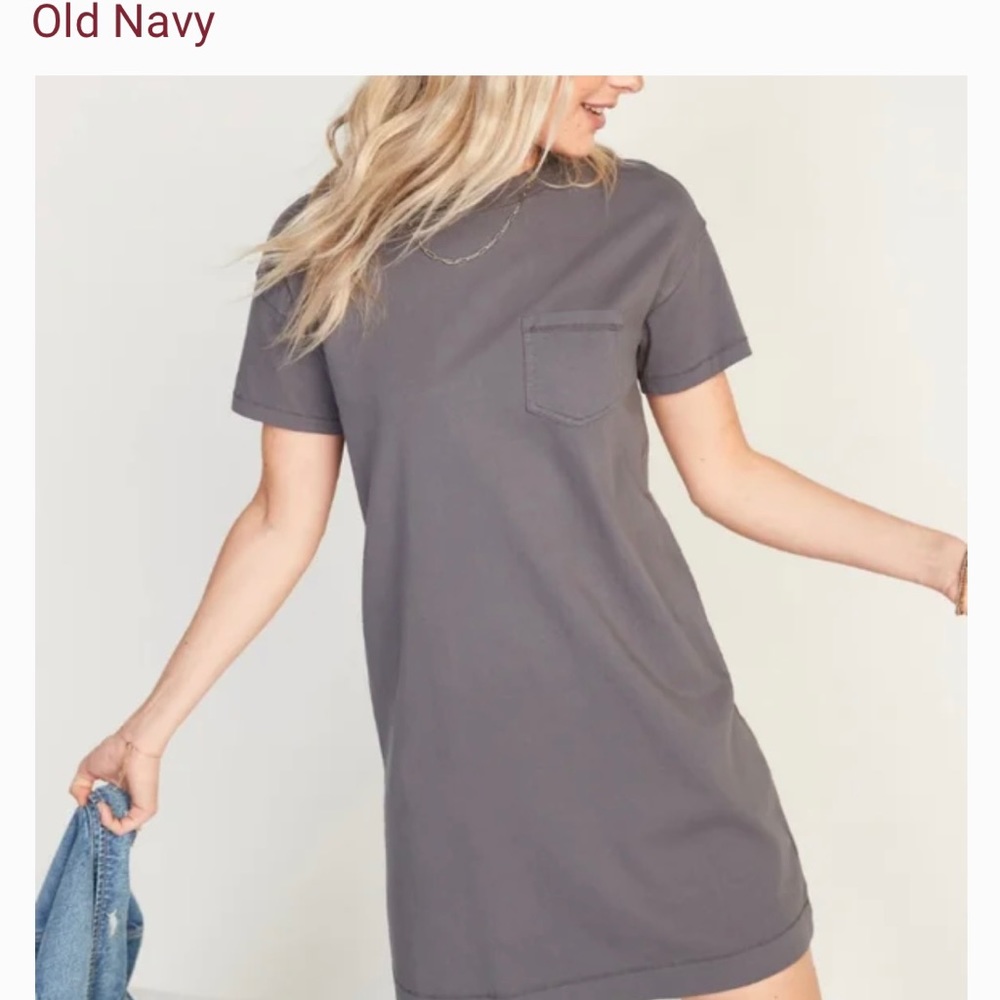 Large Grey t-shirt dress